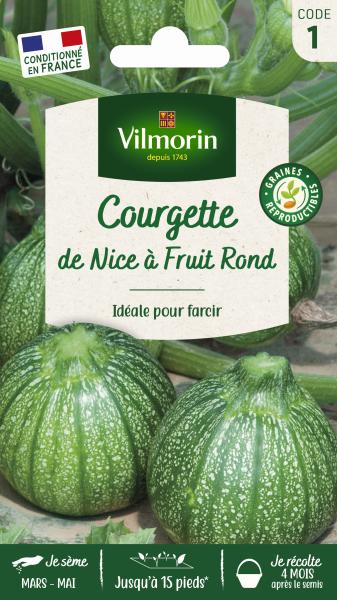 Potagères - Courgette de Nice à Fruit Rond - PACKAGING_RECTO